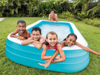 Opblaasbaar zwembad Family Pool - blauw 7