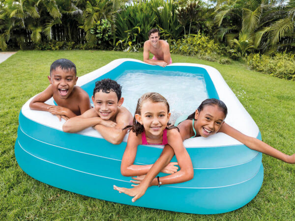 Opblaasbaar zwembad Family Pool - blauw 7