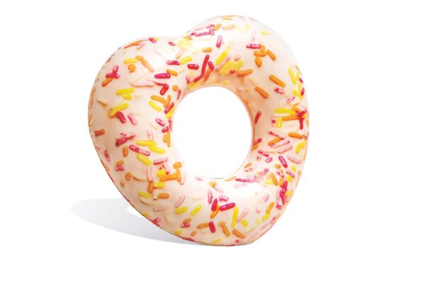 Opblaasbare sprinkle heart donut 3