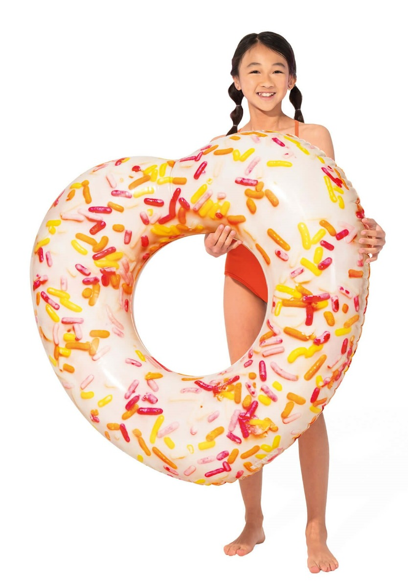 Opblaasbare-sprinkle-heart-donut Opblaasbare sprinkle heart donut 1