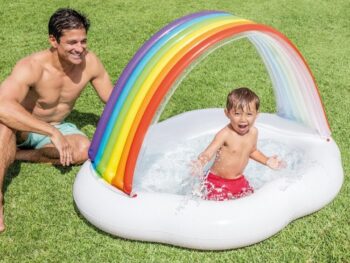 Regenboog babyzwembad 7
