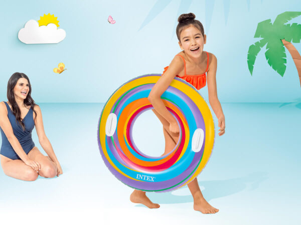 Swirly Whirly zwemband met handgrepen Ø 91cm 7