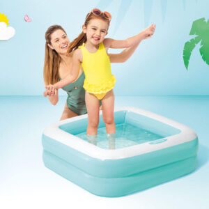 Vierkant babyzwembad-blauw 3