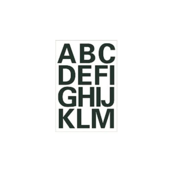 Witte letters A-Z 25mm 3